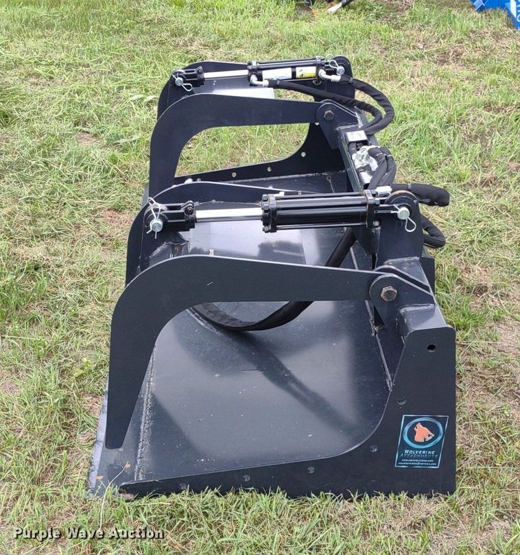 image for item LL9145 Wolverine  72"W skid steer grapple bucket