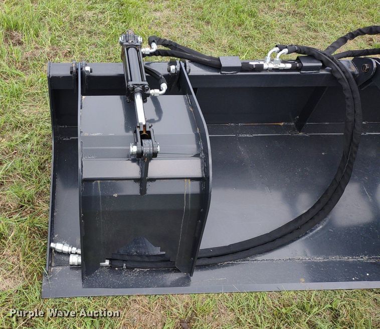image for item LL9145 Wolverine  72"W skid steer grapple bucket