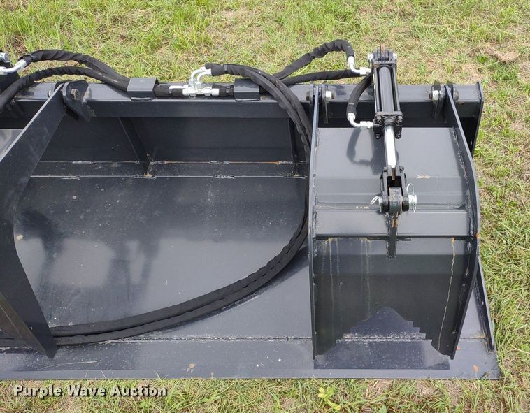 image for item LL9145 Wolverine  72"W skid steer grapple bucket