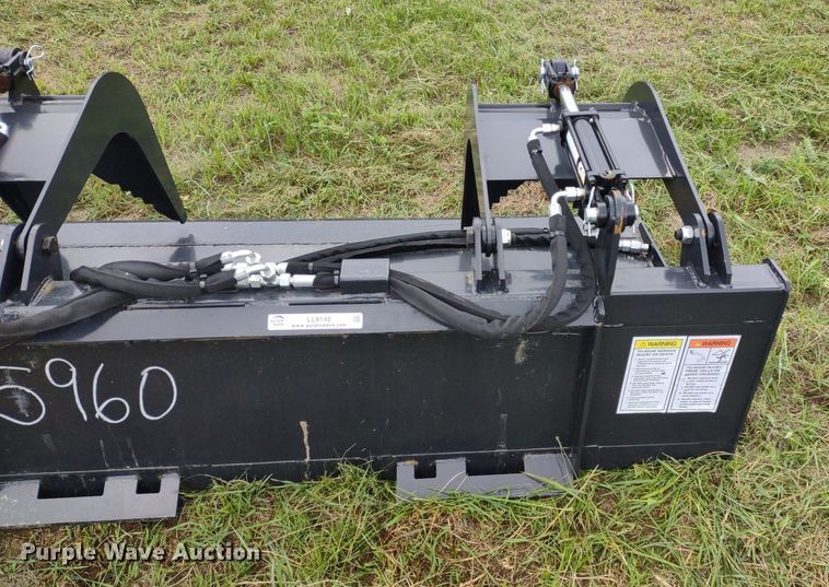image for item LL9145 Wolverine  72"W skid steer grapple bucket