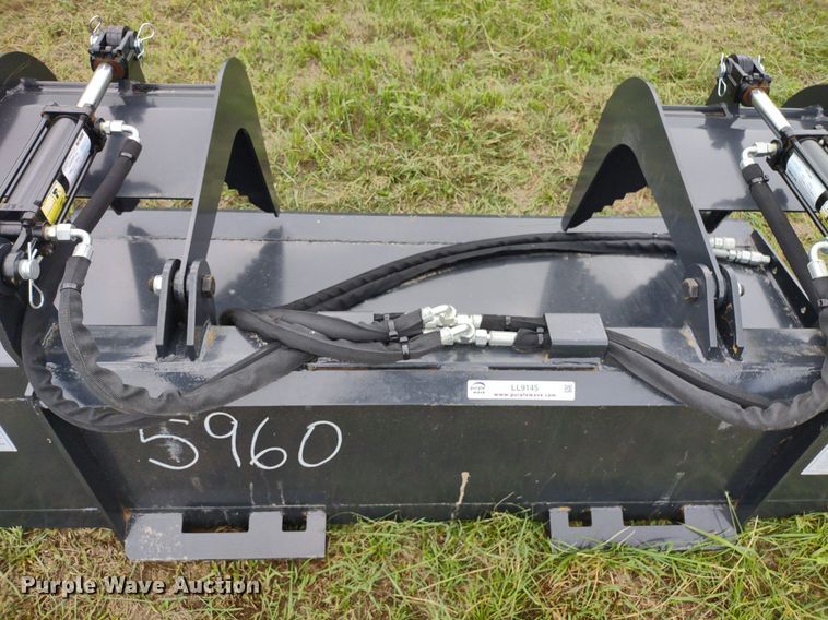 image for item LL9145 Wolverine  72"W skid steer grapple bucket