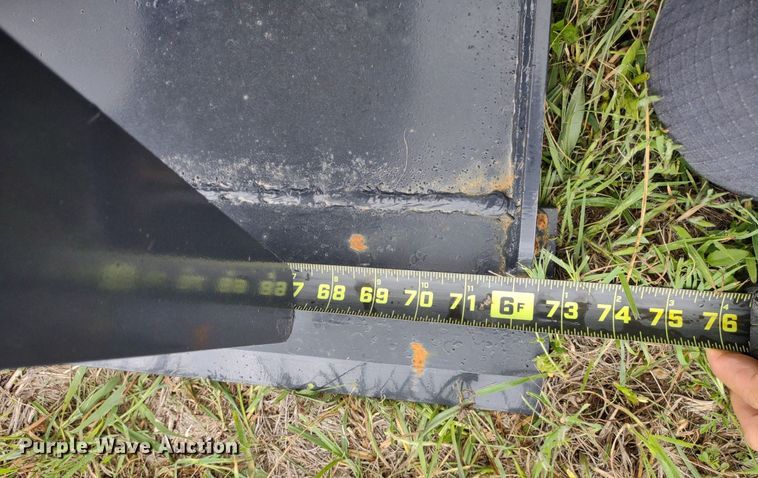 image for item LL9145 Wolverine  72"W skid steer grapple bucket