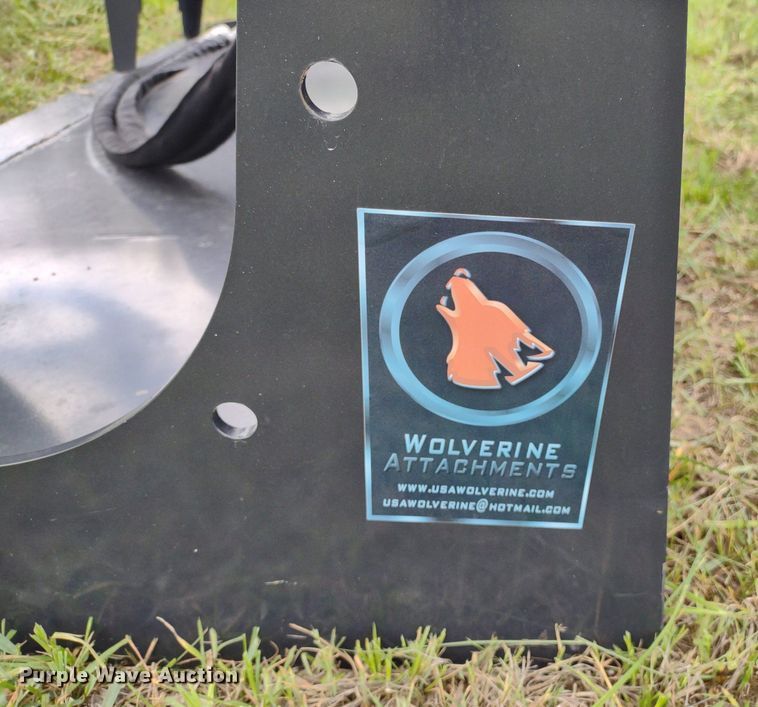 image for item LL9145 Wolverine  72"W skid steer grapple bucket