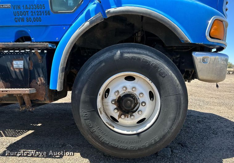 image for item LT9256 2001 Sterling  crane truck