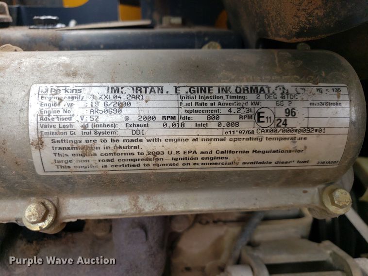 image for item LT9766 2003 JCB  telehandler