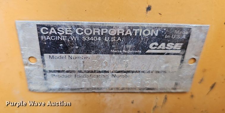 image for item LW9552 2002 Case 70XT  skid steer loader