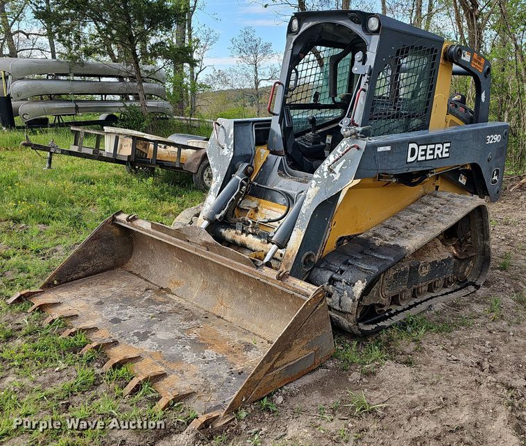 image for item LW9558 2011 John Deere 329D  tracked skid steer loader