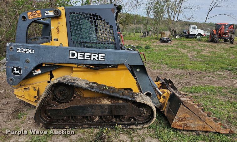 image for item LW9558 2011 John Deere 329D  tracked skid steer loader