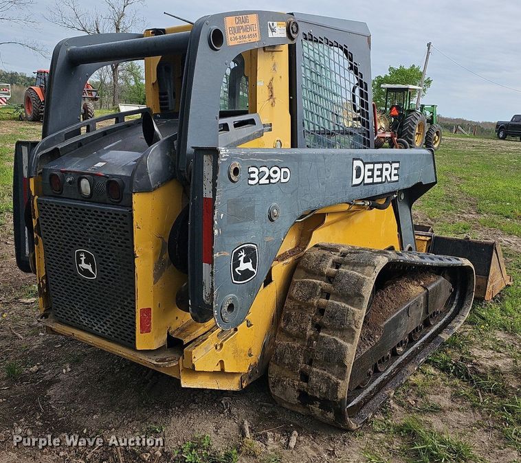 image for item LW9558 2011 John Deere 329D  tracked skid steer loader