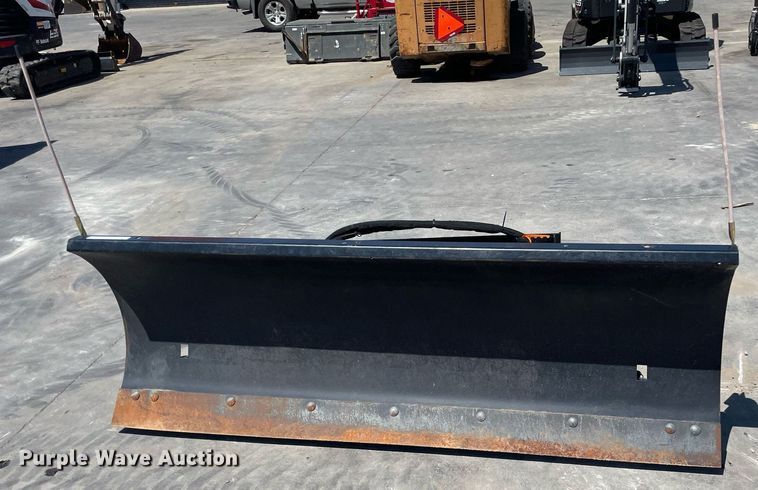 image for item LY9575 Quick Attach  skid steer snow pusher