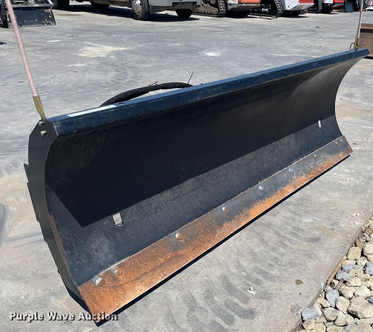 image for item LY9575 Quick Attach  skid steer snow pusher