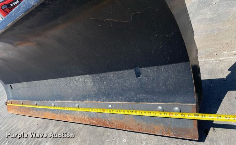 image for item LY9575 Quick Attach  skid steer snow pusher