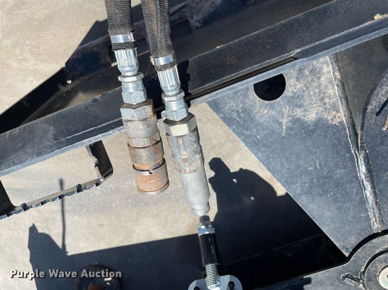 image for item LY9575 Quick Attach  skid steer snow pusher