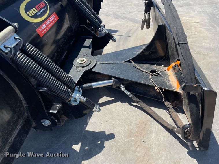 image for item LY9575 Quick Attach  skid steer snow pusher
