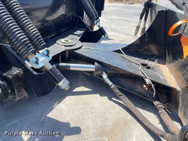 image for item LY9575 Quick Attach  skid steer snow pusher