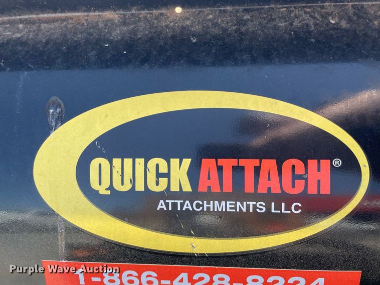 image for item LY9575 Quick Attach  skid steer snow pusher