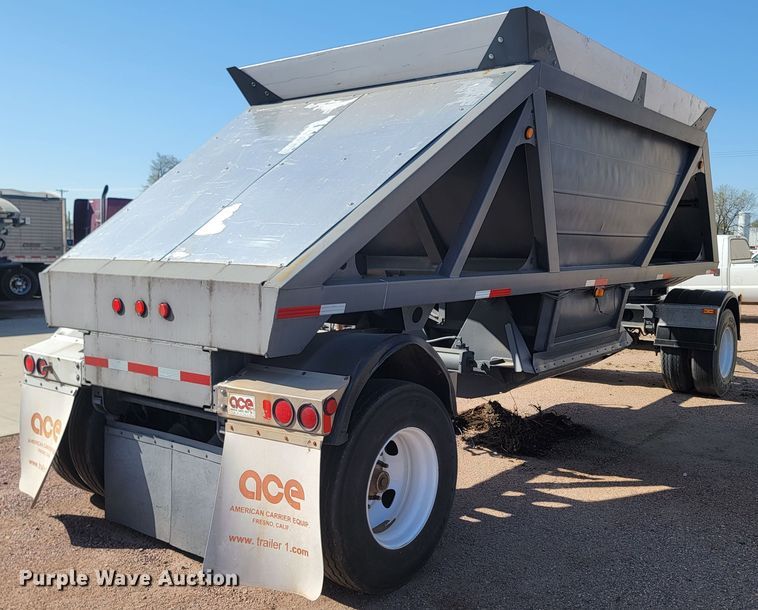 image for item ML9325 2009 American Carrier Equipment  bottom dump trailer
