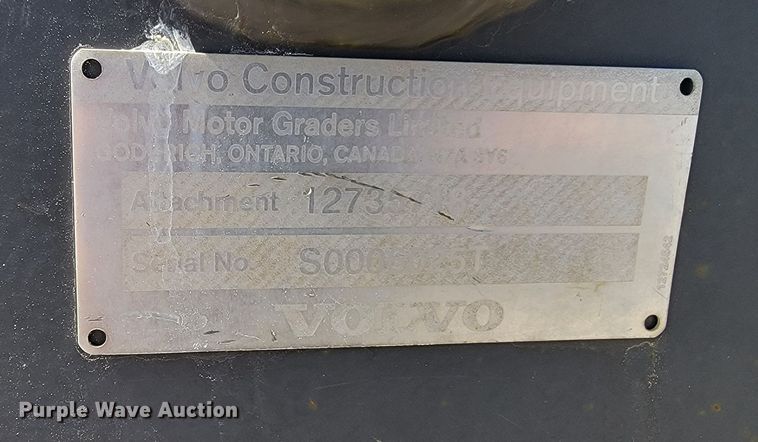 image for item ML9331 2007 Volvo G930  motor grader