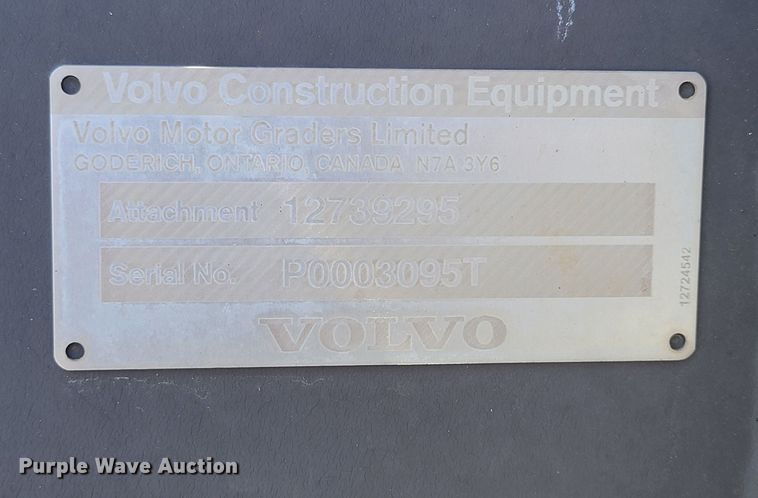 image for item ML9331 2007 Volvo G930  motor grader