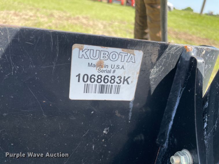 image for item MM9508 Kubota SRT76  skid steer tiller