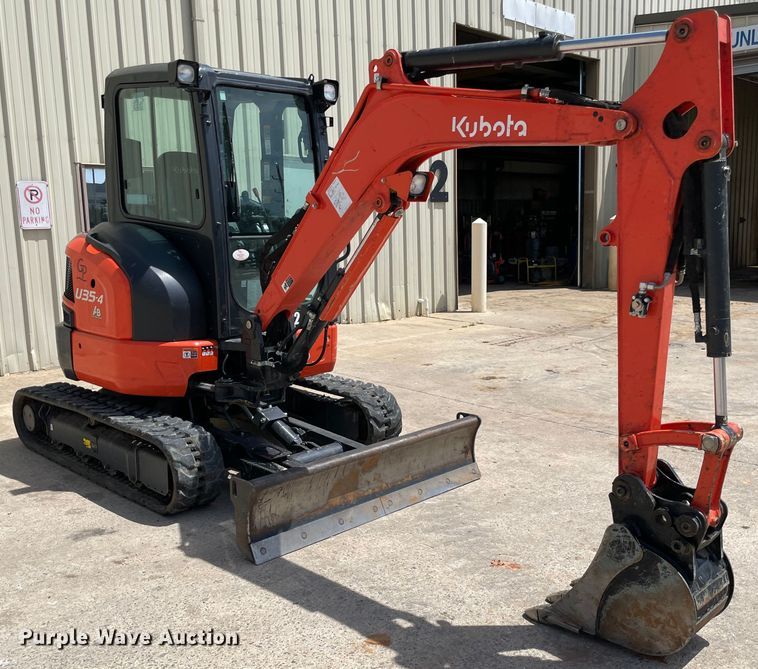 image for item MM9528 2021 Kubota U35-4  mini excavator