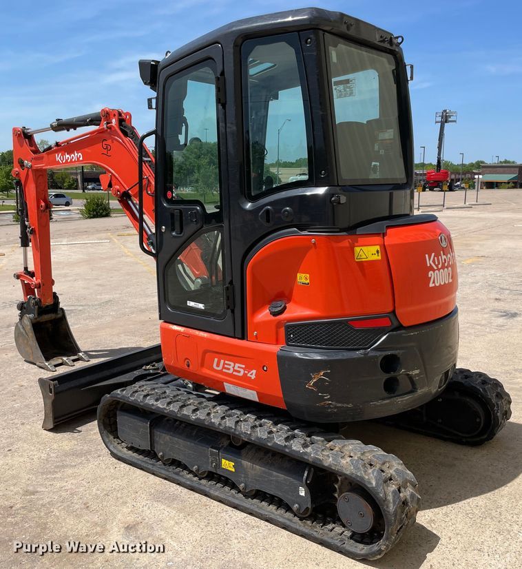 image for item MM9528 2021 Kubota U35-4  mini excavator