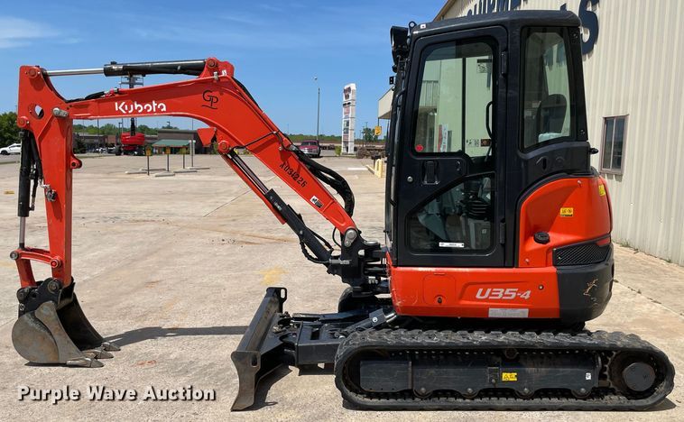 image for item MM9528 2021 Kubota U35-4  mini excavator