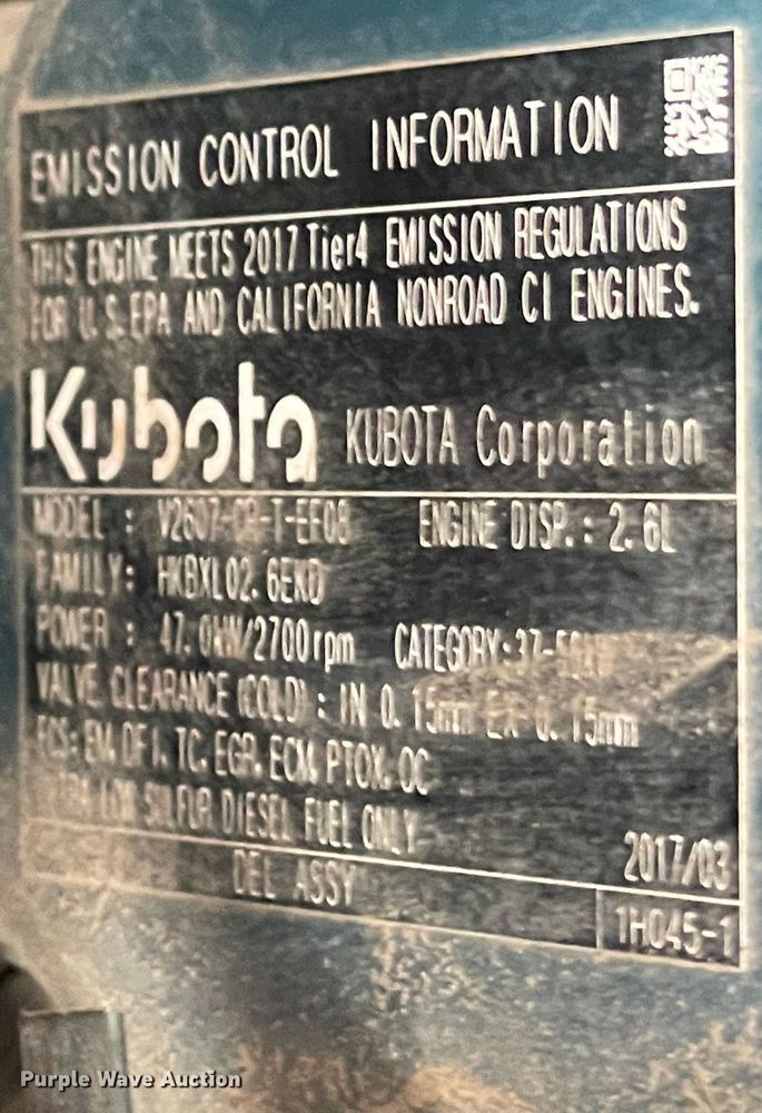 image for item MM9529 2017 Kubota SSV65  skid steer loader