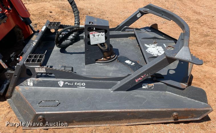 image for item MR9048 2018 Paladin Ground Shark  skid steer rotary mower