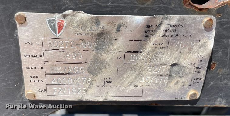 image for item MR9048 2018 Paladin Ground Shark  skid steer rotary mower