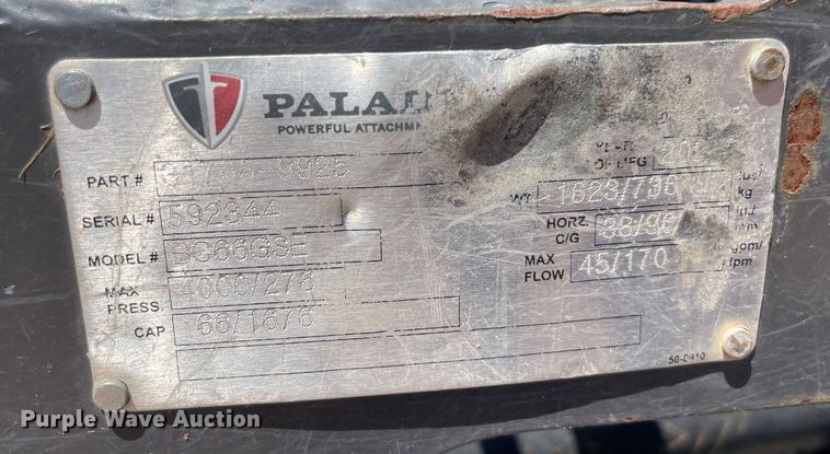 image for item MR9049 Paladin  skid steer rotary mower