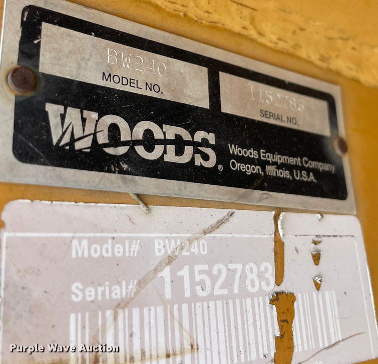 image for item MR9065 Woods BW240  batwing rotary mower