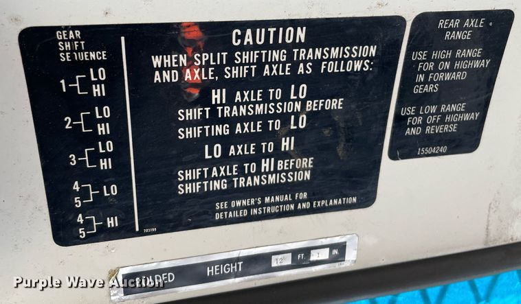 image for item MS9753 1987 GMC C7000  bucket truck