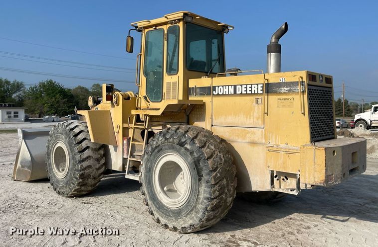 image for item MS9756 1993 John Deere 644G  wheel loader