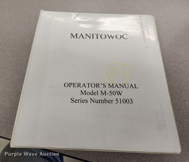 image for item MW9755 1992 Manitowoc M50W  crane