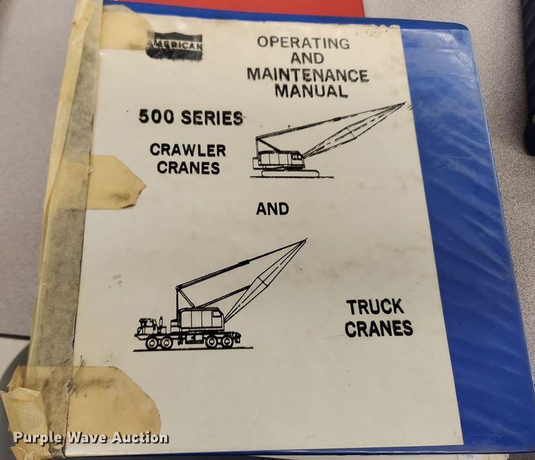 image for item MW9756 1962 American 599  crane