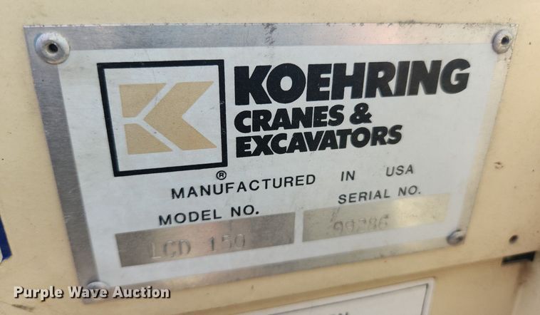 image for item MW9757 1994 Lorain LCD150  crane