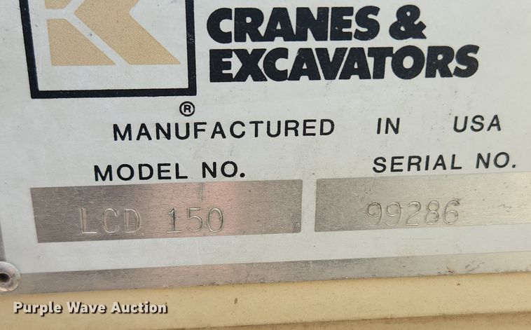 image for item MW9757 1994 Lorain LCD150  crane