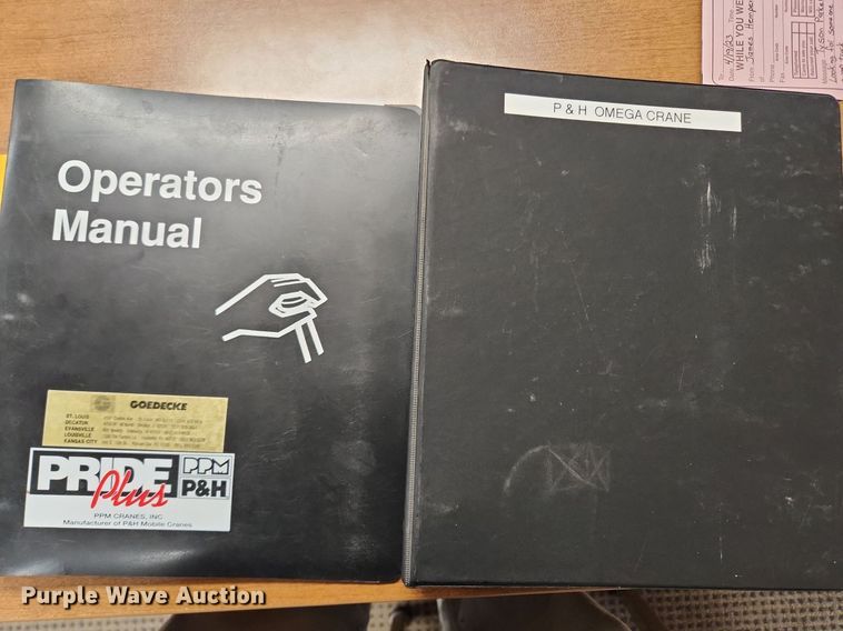 image for item MW9758 1980 P&H Omega 20-20  crane