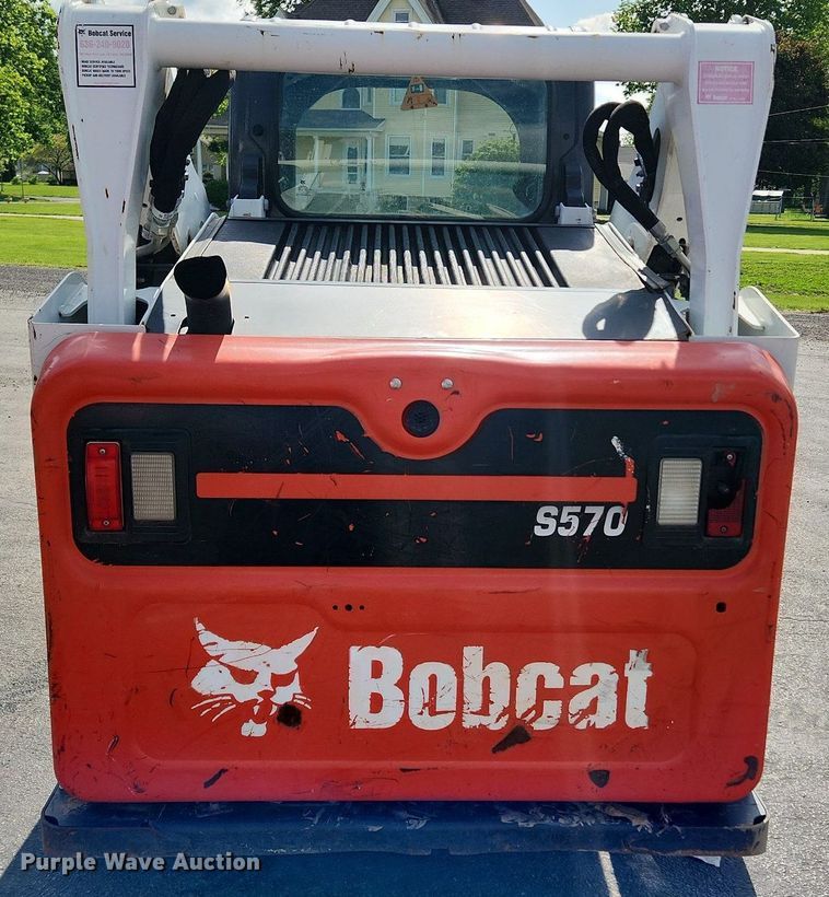 image for item MW9785 2017 Bobcat S570  skid steer loader