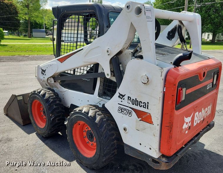 image for item MW9785 2017 Bobcat S570  skid steer loader