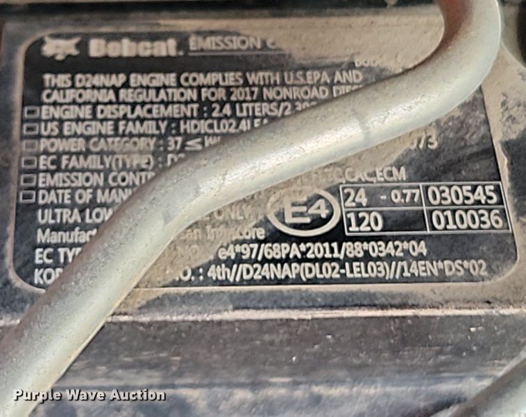 image for item MW9785 2017 Bobcat S570  skid steer loader