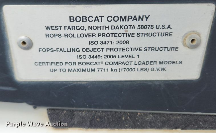 image for item MW9785 2017 Bobcat S570  skid steer loader