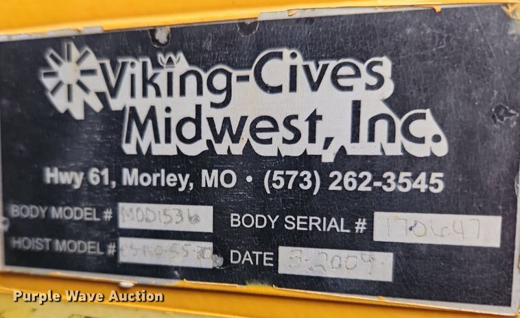 image for item MW9786 2009 International WorkStar 7500  dump truck