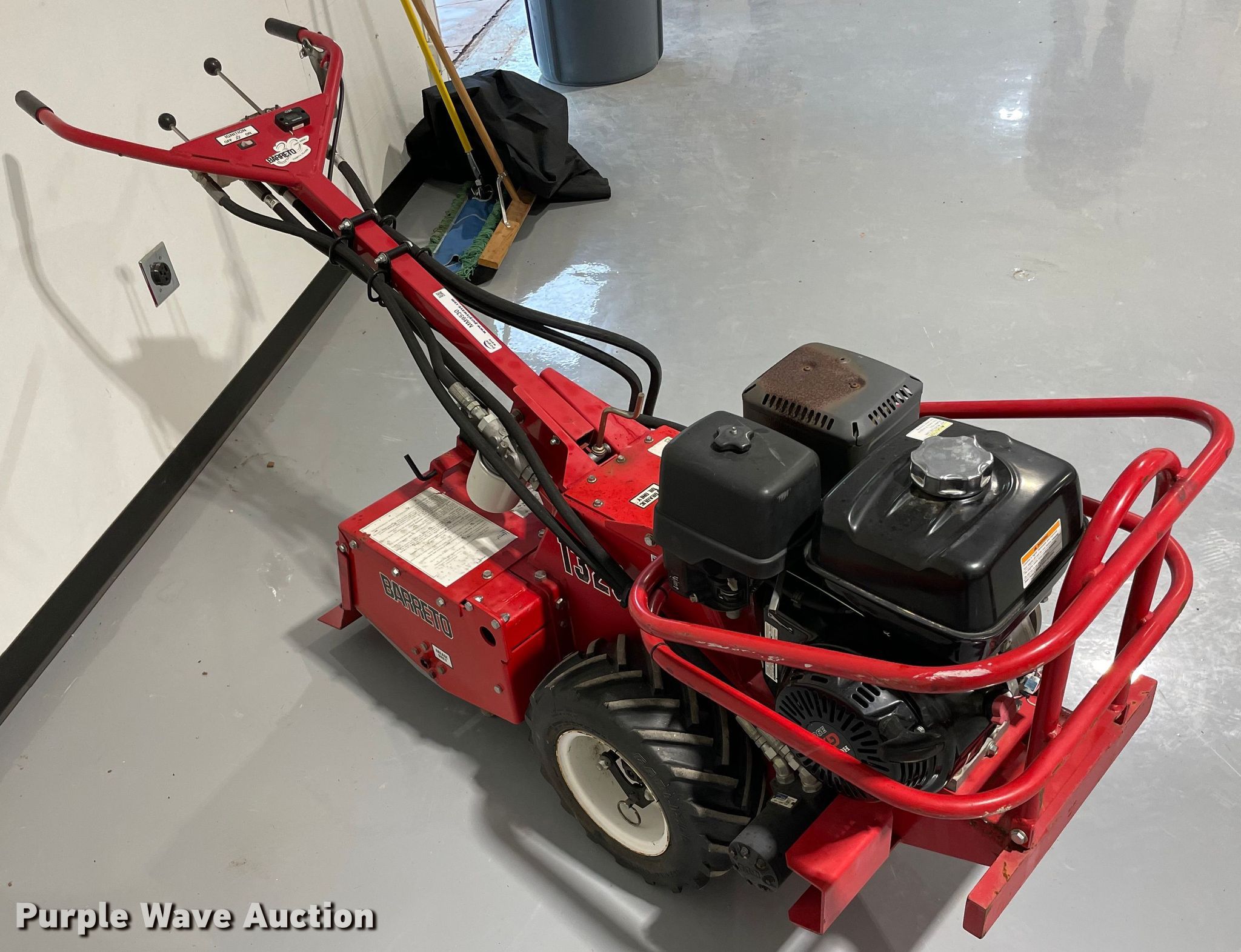 Barreto 1320 rear tine tiller in Duncan, OK Item MM9530 sold Purple