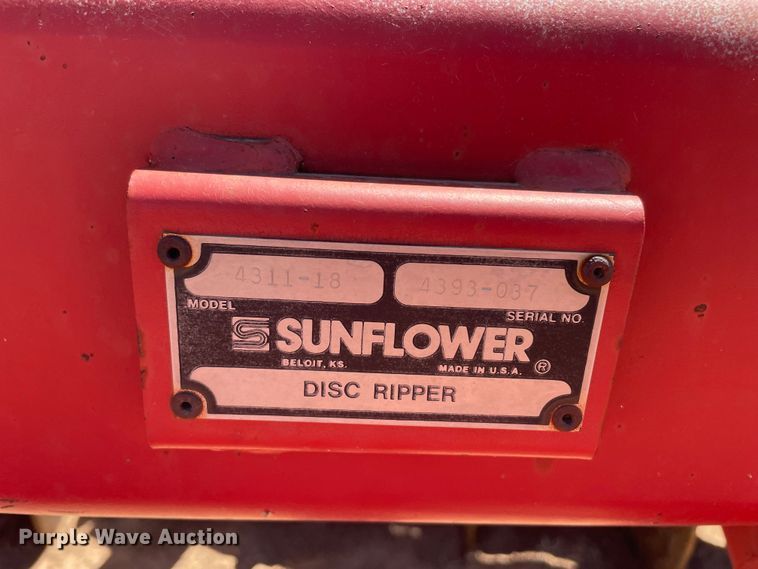 image for item DN4646 Sunflower 4311-18  disk ripper