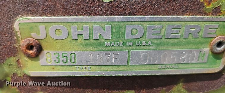 image for item DO4386 John Deere 8350  grain drill