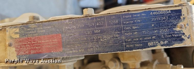 image for item DO4412 Irrigation pump engine