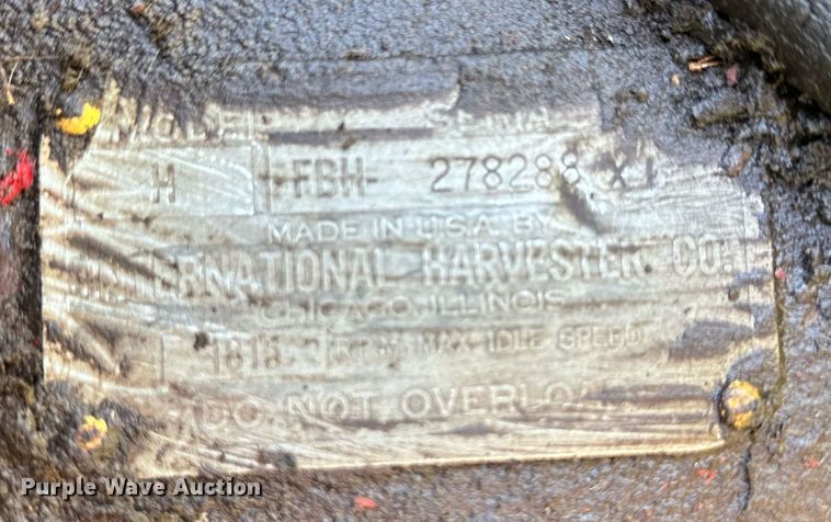 image for item DO4941 Farmall H  tractor