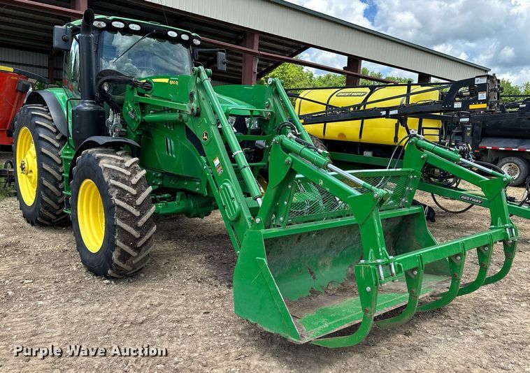image for item DO5011 2017 John Deere 6175R  MFWD tractor
